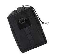 Dawutocap Pochettes de taille pratiques et portables avec plusieurs compartiments pour la randonnée, Noir , 15*8*24CM