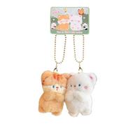Dawutocap Porte-clés magnétique pour ours jouet pour accessoires de jouets cadeaux carnival prix pour enfants sac à dos enfants cadeaux chiot thème