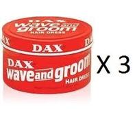 DAX Hair Dress Wave and Groom – 3,5 Ounce – lot de 3