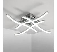 DAXGD Plafonnier LED 24W, Lampe de Plafond LED Modernes 2300LM, Luminaire Plafonnier Blanc Froid 6500K pour Salon Chambre Balcon
