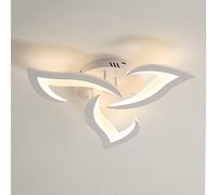 DAXGD Plafonnier LED, 36W 3060LM Luminaire Plafonnier Moderne, Dia 58cm Acrylique Lampe de Plafond LED 3 lumières pour Salon Chambre Cuisine