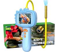 Daxiongmao Endoscope lumineux pour enfants - Kit de jouets éducatifs scientifiques - Activités naturelles - Caméra endoscopique avec lumière - Appareil photo endoscopique - Gadgets pour homme - Bleu