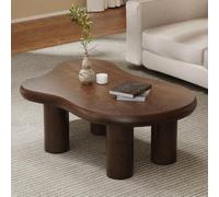 DAXUESEH Table Basse IrréGulière en Forme De Nuage avec 3 Pieds Boule