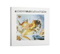 DAXXIN Impression sur toile Dire Straits Alchemy Dire Straits Live - Décoration murale pour salon, chambre à coucher - Style cadre - 40 x 40 cm