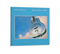 DAXXIN Poster sur toile Dire Straits Brothers In Arms 16 - Décoration de chambre à coucher, bureau, chambre, cadeau - 40 x 40 cm