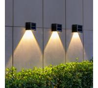Lumisky Applique murale solaire LED DAXY H6cm blanc chaud/froid Lot de 4