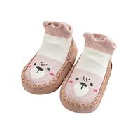 Day 5 Chaussures d'automne et d'hiver mignonnes pour enfants à fond plat Chaussures de sport Chaussettes légères et confortables pour poupée, D, 21 EU