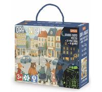 Day & Night - La ville Avec 40 pièces et 10 silhouettes - Ester Tomè - Sassi - Boîte ou accessoire - Jeux livres objets