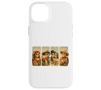 Day of Dead Skeleton Mariachi Quartet Coque pour iPhone 14 Plus