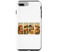 Day of Dead Skeleton Mariachi Quartet Coque pour iPhone 7 Plus/8 Plus