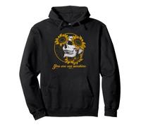 Day of Dead Skull Tournesol You are My Sunshine Sweat à Capuche