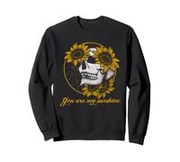 Day of Dead Skull Tournesol You are My Sunshine Sweatshirt
