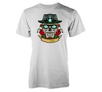 Day of The Breaking Dead Breaking Bad Skull Adult White Yellow Black Red Mens Women T T-Shirts à Manches Courtes 100% Cotton White(Small)