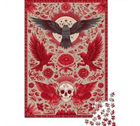 Day of The Dead Art Print-13 Puzzle 1000 Pieces Cadeau Unique Jeu Éducatif Défi Jouet À De Qualité Supérieure Peinture Art pour Adultes Enfants 52x38cm/1000pcs