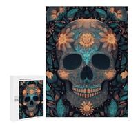 Day of The Dead Artwork Puzzle 500 Pièces Educa Jouet en Bois Cadeau Unique Décoration Intérieure Jeu Éducatif Challenge Toy Adultes Et Enfants À Partir De 14 Ans 500 PCS