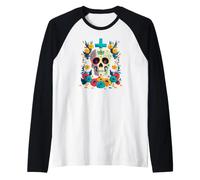 Day of The Dead Dia de Los Muertos Mexico Holiday Tradition Manche Raglan