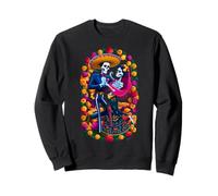 Day of The Dead Dia De Los Muertos Skeletons Dancing Mexican Sweatshirt