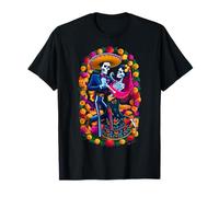 Day of The Dead Dia De Los Muertos Skeletons Dancing Mexican T-Shirt