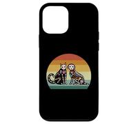Day of The Dead Dia De Los Muertos Sugar Skull Chat et Chien Coque pour iPhone 12 Mini