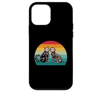 Day of The Dead Dia De Los Muertos Sugar Skull Chat et Chien Coque pour iPhone 12 Mini
