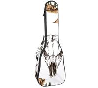 Day of The Dead Étui rembourré pour ukulélé de concert de 58,4 cm, imperméable et durable, Multicolore 07, 25.9x9x3.1in/66x23x8cm, Organiseur de sac