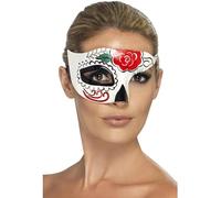 Day of the Dead Half Eye Mask
