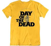 Day of The Dead Horror Movie Zombie Vintage Retro T T-Shirts à Manches Courtes Tee T-Shirts à Manches courtess Gift New(Medium)