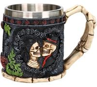 Day of the Dead Mug Gothic Coffee Mug Halloween Wine Cup for Halloween Birthday Christmas Gothic Horror Stocking Filler Nice processing