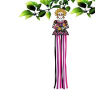 Day Of The Dead Ornaments, Reusable Skeleton Decoration With Tassel