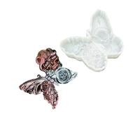 Day of the Dead Silicone pour Savon Résine Art avec Crâne Fleur Papillon Motif Crâne Fleur