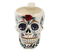 Day of the Dead Skull with Rose Mug en céramique