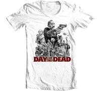 Day of The Dead Tshirt Retro Horror Movie 100% Cotton Graphic Tee Colour Hemden(Small)