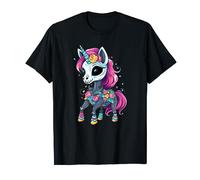 Day of the Dead Unicorn Dia De Los Muertos Party T-Shirt