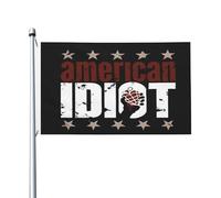 Day Rock Band Drapeau de musique vert Impression directe sur vêtement Polyester durable Graphiques accrocheurs Bannière double face - 0,9 x 1,5 m