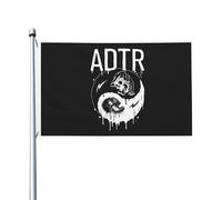 Day Rock Remember Band Drapeau double face 90 x 150 cm - Bannière rock vintage, drapeau de tournée de concerts extérieur/intérieur avec œillets, pour décoration murale et cadeaux pour les fans