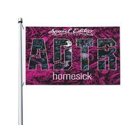 Day Rock Remember Band Drapeau double face 90 x 150 cm - Bannière rock vintage, drapeau de tournée de concerts extérieur/intérieur avec œillets, pour décoration murale et cadeaux pour les fans