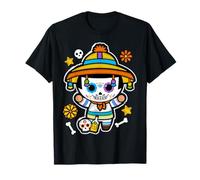 Day The Dead Sugar Skull Dia De Los Muertos Men Women Costum T-Shirt