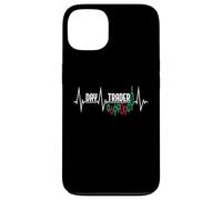 Day Trader Heartbeat Pulse Line EKG Trading Lovers Investisseurs Coque pour iPhone 13