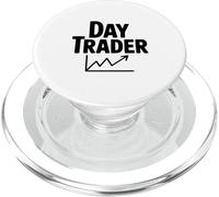 Day Trader Life : Hustle Hard and Profit Daily PopSockets PopGrip pour MagSafe