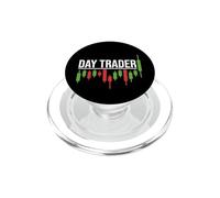 Day Trader - Style de Tableau de Trading boursier Vieilli PopSockets PopGrip pour MagSafe