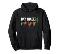 Day Trader - Style de Tableau de Trading boursier Vieilli Sweat à Capuche