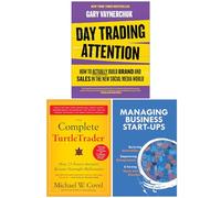 Day Trading Attention, The Complete TurtleTrader & Managing Business Start-Ups 3 Books Collection Set
