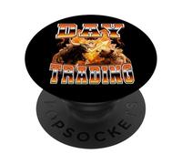 Day Trading Day Trader Stock Exchange Style Bootleg des années 90 PopSockets PopGrip Adhésif