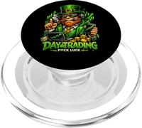 Day Trading Leprechaun | St Patrick's Irish Luck Stocks PopSockets PopGrip pour MagSafe