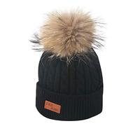 DAY8 Bonnet Bébé Fille Hiver Pompom Enfants Garçon Chapeaux Tricotés Bonnet Bébé Fille Unisexe Garçon 2-8 Ans Automne Hat