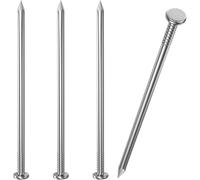 Dayalo Lot de 50 clous en acier de 65 mm - Clous en feutre de toiture - En acier inoxydable A2 V2A - Pour murs en bois et béton