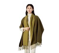 Dayaos Bufanda de imitación cachemira en dos tonos para hombre y mujer Bufanda de otoño/invierno y cálido chal(005)