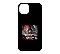 Daybreak divise Le Soleil Nocturne et la Lune et Le Duel samouraï Coque pour iPhone 14 Plus