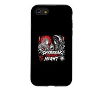 Daybreak divise Le Soleil Nocturne et la Lune et Le Duel samouraï Coque pour iPhone SE (2020) / 7/8