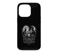 Daybreak divise Les Amoureux du Soleil céleste et de la Lune Coque pour iPhone 13 Pro